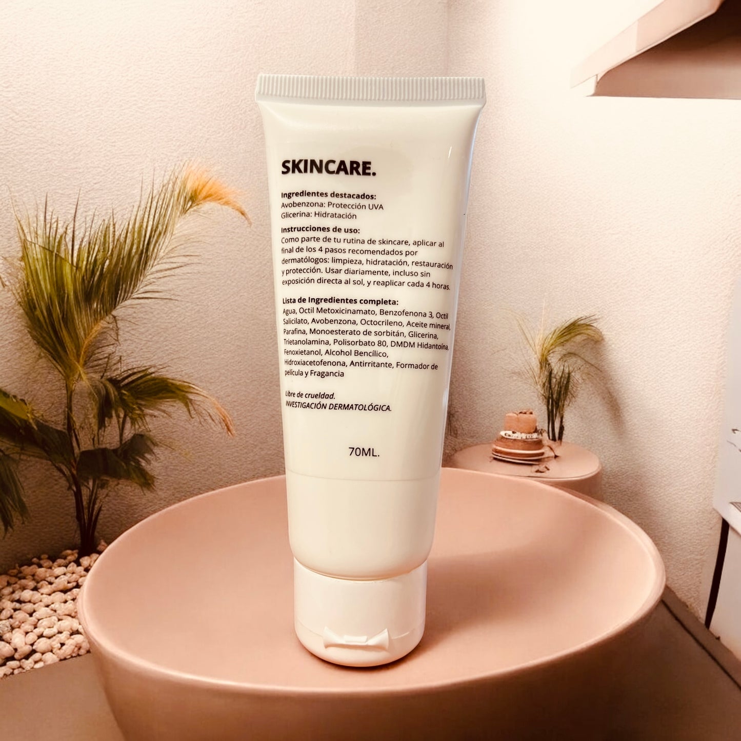 Protector Solar Facial SPF 50+ | Textura Ultra-Ligera e Hidratante | Para todo tipo de piel | 70ml
