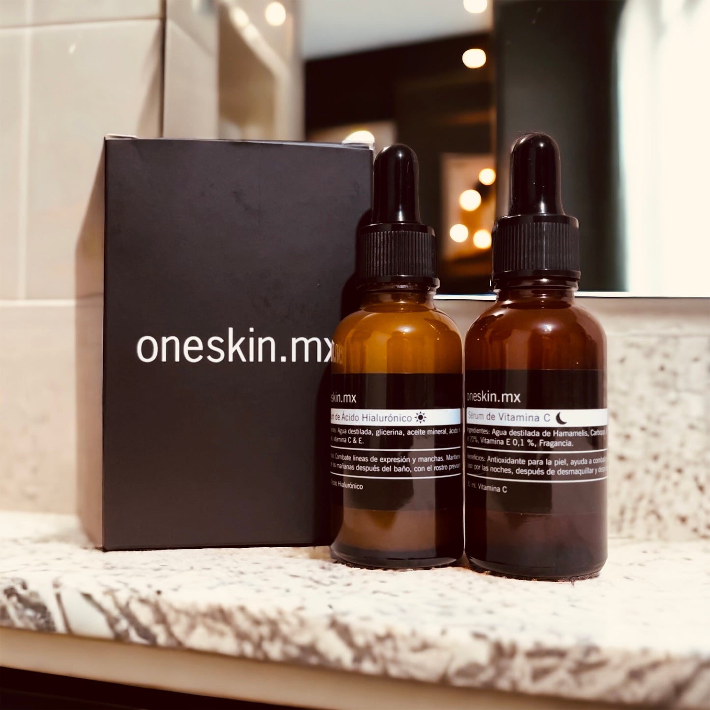 Sérums Ácido hialurónico + Vitamina C | 30ml. cada sérum