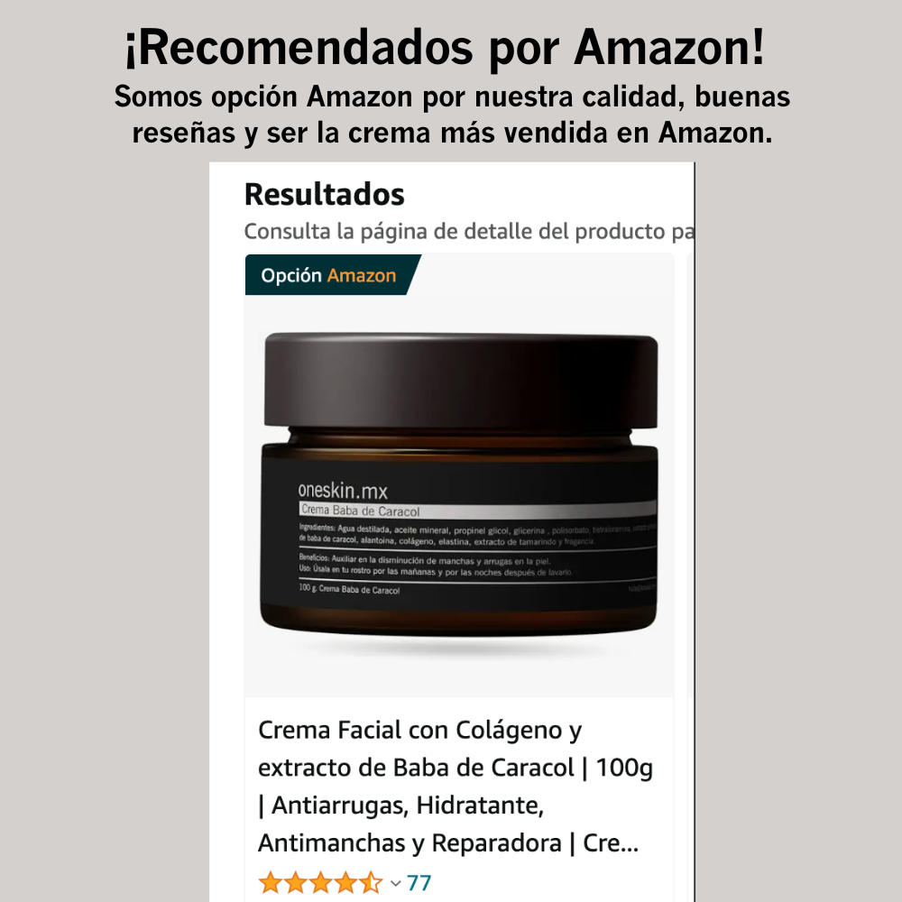 Crema Facial de Colágeno & Baba de caracol | 100g.