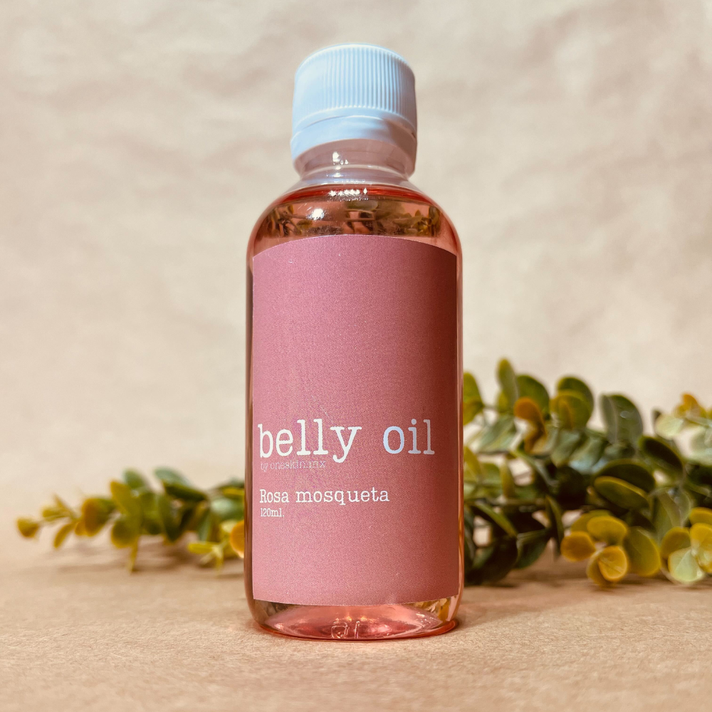 belly oil | Aceite Rosa Mosqueta 100% Natural |  Aceite para Prevenir y Atenuar las Estrías tras el embarazo | 120ml.