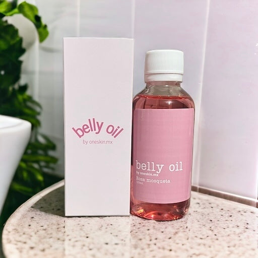 belly oil | Aceite Rosa Mosqueta 100% Natural |  Aceite para Prevenir y Atenuar las Estrías tras el embarazo | 120ml.