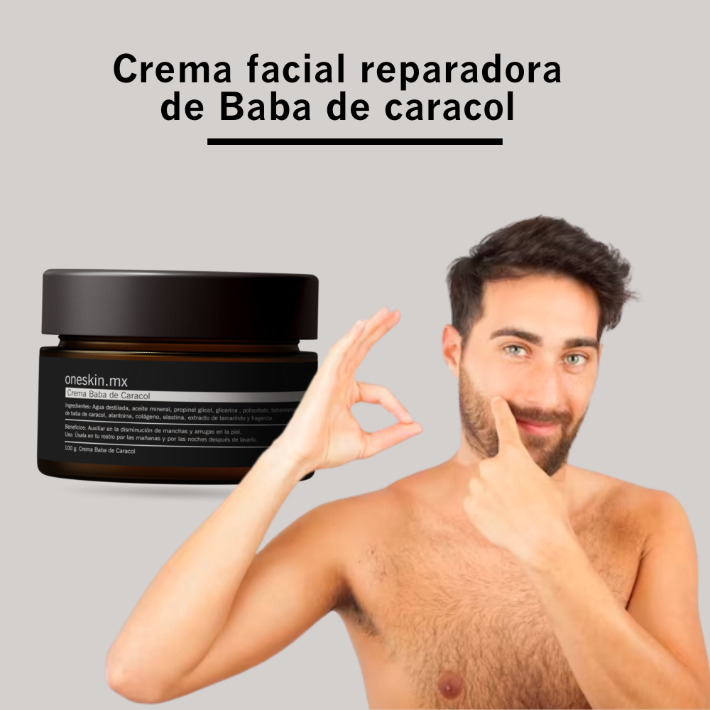 Crema Facial de Colágeno & Baba de caracol | 100g.